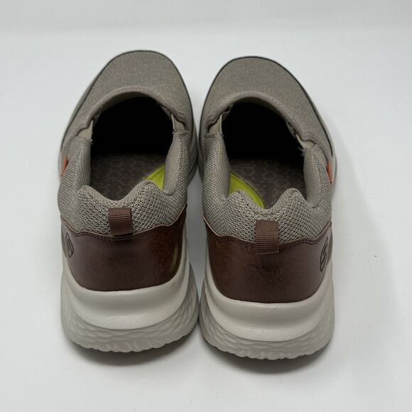Skechers Slade Lucan Shoes Mens 11 Khaki Brown Slip On Comfort Loafers Sneakers main image 10